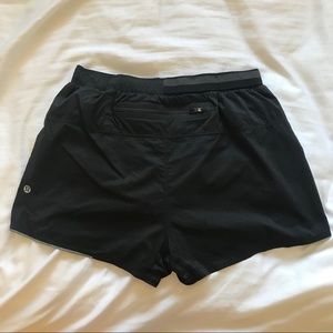 Lululemon surge shorts 3” inch in black